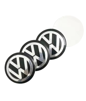 80mm VW METALL Aufkleber VOLKSWAGEN Felgen LOGO Radkappen Embleme