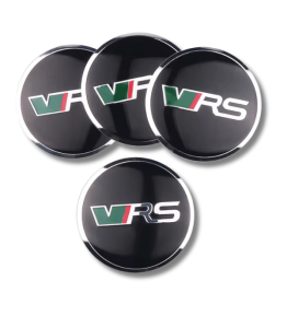 56mm ŠKODA VRS METAL autocollants roue LOGO enjoliveurs emblèmes