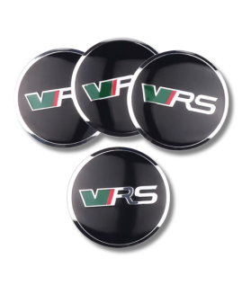 56mm ŠKODA VRS METAL autocollants roue LOGO enjoliveurs emblèmes