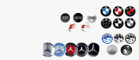 VW Audi BMW Mercedes Skoda aufkleber