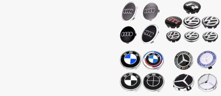 VW Audi Mercedes Benz Skoda rim caps
